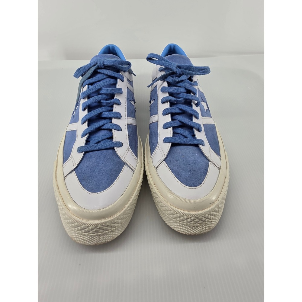 Converse One Star Academy Blue White Suede Leather Sneakers 167134C Womens 12